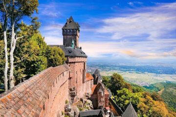 Bewonder Kasteel Haut-Koenigsbourg in de prachtige Vogezen