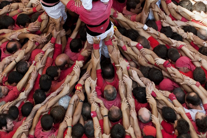 De castellers in actie © Gemma Miralda