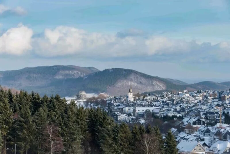 Uitzicht over Winterberg