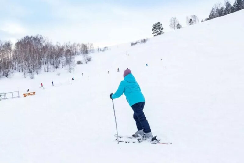 winterkamperen - Skiën