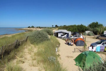 Camping aan de Atlantische kust